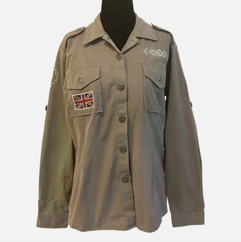 SOLD Spell & the Gypsy Collective Designs Vagabond Shirt Jacket Sz 10 AU